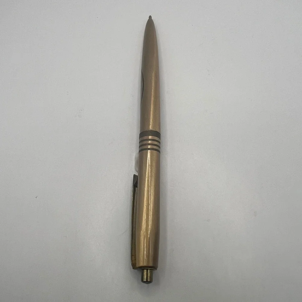 Vintage Pennzoil‎ Ink Pen Petroliana Gold Tone Writing Advertising